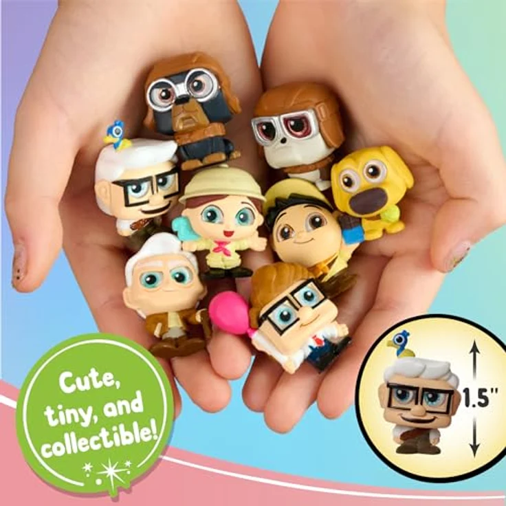 Just Play Disney Doorables Up-Sammlerpackung, Überraschungspackung mit 8 Sammlerfiguren, inklusive Carl Fredricksen, Ellie und Dug, für Kinder ab 5 Jahren, Amazon Exclusive – Bild 4