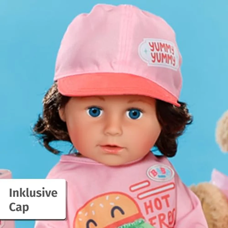 BABY Born Snack Shop Outfit, Verkäufer-Outfit mit Cap, Schuhen und Rucksack für 43cm Puppen, Zapf Creation - Preisvergleich – Bild 4