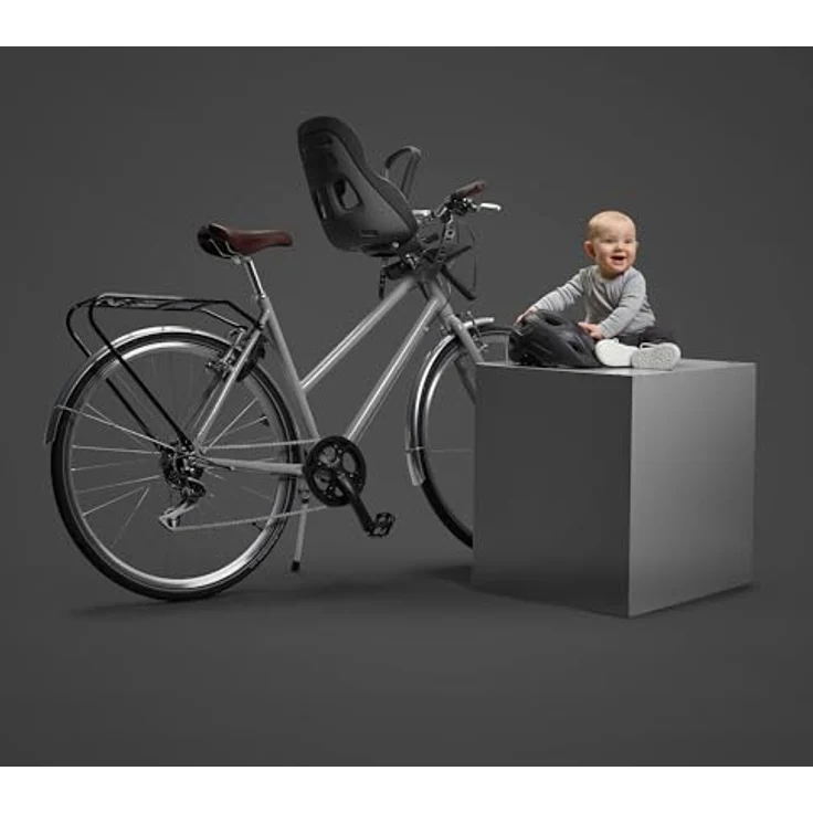 Thule Yepp Nexxt 2 Mini, Kinderfahrradsitz vorne montiert, leicht und atmungsaktiv, verstellbare Fußstützen, 5-Punkt-Gurtsystem, schnelles Befestigungssystem, kindersicheres Magnetsicherheitsgurtschloss – Bild 5