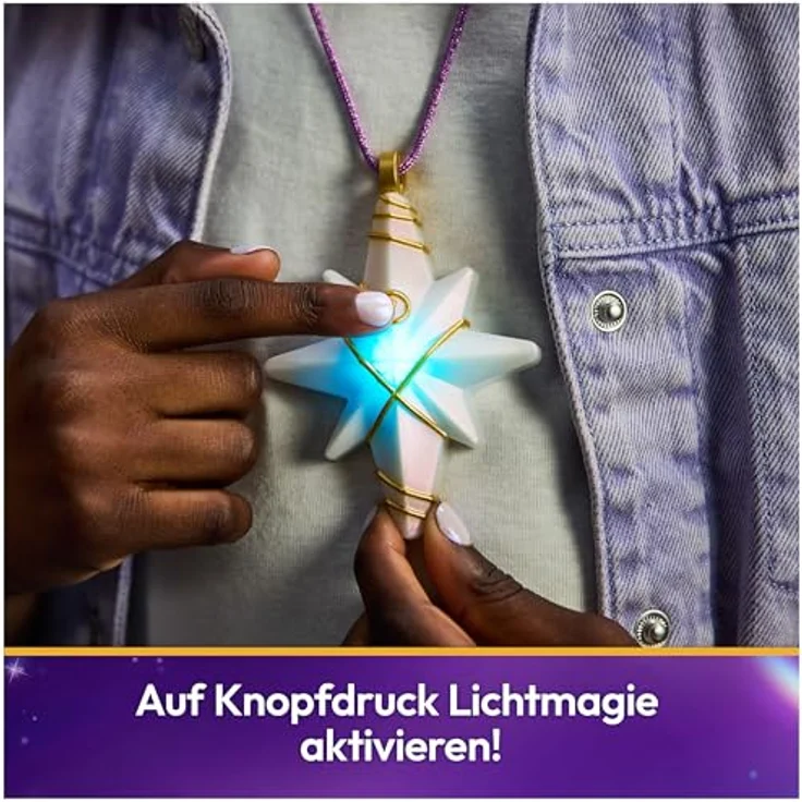 Unicorn Academy Schmuckset - Sophias Kette mit magischen Lichteffekten und Ring, für Kinder ab 4 Jahren, Weiß – Bild 2