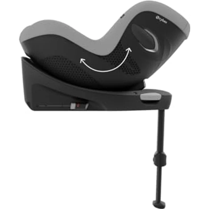 Cybex Sirona G i-Size Plus Reboard Kindersitz mit 360° Drehmechanismus, Stone Grey – Bild 9
