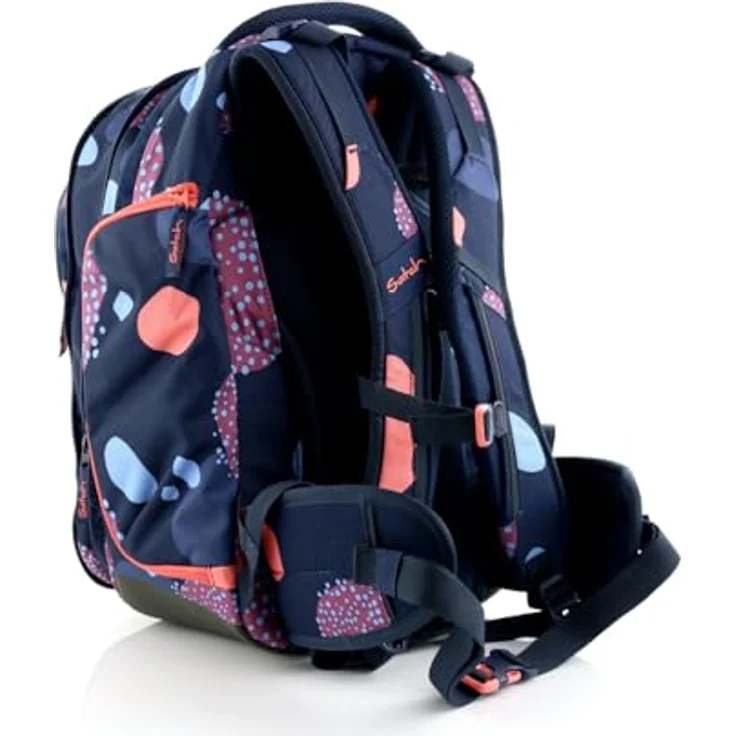 Satch Schulrucksack satch match, robuster und erweiterbarer Rucksack aus 100% recyceltem, wasserabweisendem Polyester, ergonomisches Design – Bild 6