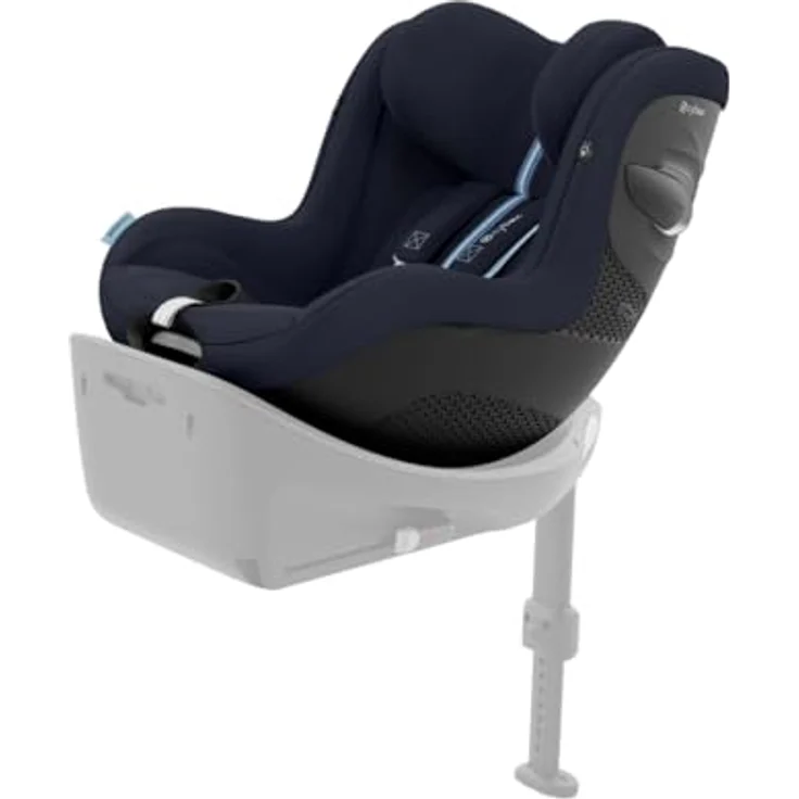 Cybex Sirona G i-Size Plus, Reboard Kindersitz mit 360°-Drehmechanismus, Ocean Blue – Bild 1