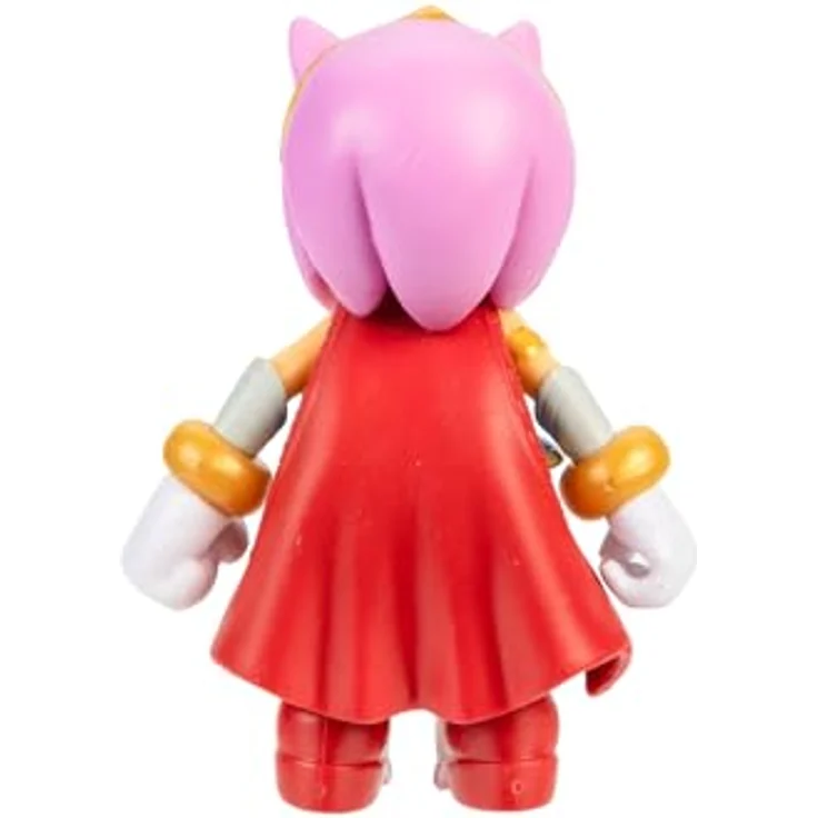 Sonic The Hedgehog DC x Sonic als Amy als Wonder Woman, 6 cm hochbewegliche Actionfigur, detailreich in Sammlerverpackung, lizenziert von Jakks Pacific – Bild 4