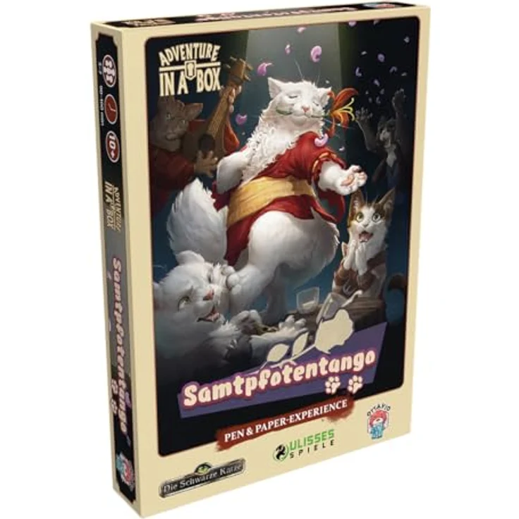 Ottavio Adventure in a Box: Samtpfotentango, Mini-Rollenspiel für 3-7 Personen, 10+ Jahre, 90-180 Minuten, Deutsch – Bild 1