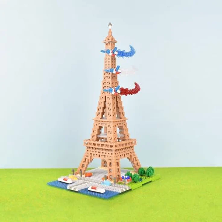 Nanoblock Advanced Paris, Banks of the Seine, Mikro-Bausteine Set mit über 2500 Teilen, für ab 12 Jahren – Bild 6