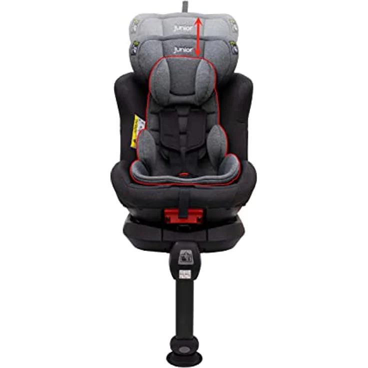 PETEX Kindersitz I-SIZE Laura 1341 mit ISOFIX und Top Tether grau, anthrazit, 44441318 – Bild 3