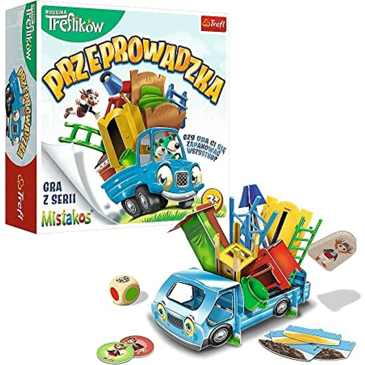 Trefl Moving with The Family Game: Bohdan Fairy Tale Series, Geschicklichkeitsspiel für 1-4 Spieler ab 3 Jahren, inklusive 12 Zubehörteilen – Bild 4