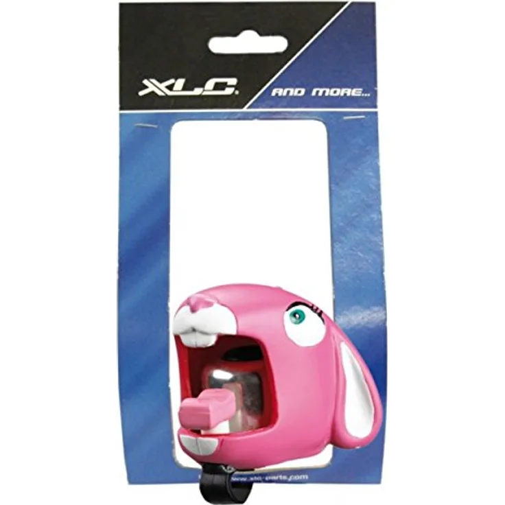 XLC Kinder Fahrradklingel Glocke Crazy Stuff Bunny, Mehrfarbig, 5.5 x 5.5 x 4 cm