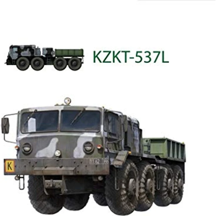 Takom Russian Army Tractors KZKT-537L & MAZ537, Modellbausatz mit präzisen Nachbildungen und flexibler Gestaltungsmöglichkeiten – Bild 2