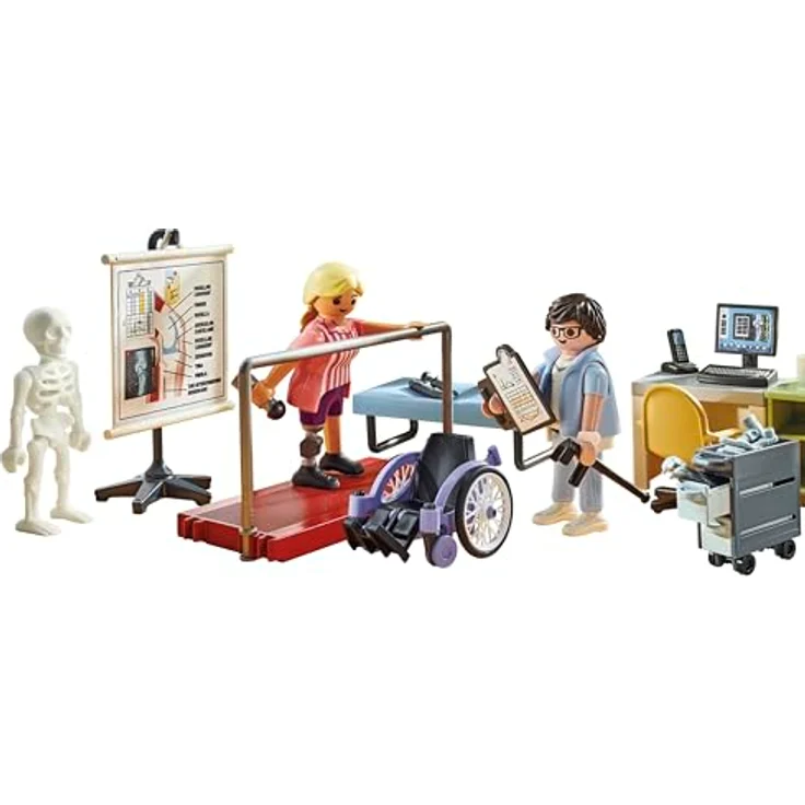PLAYMOBIL® 71617 - Orthopädie - Spielset mit Prothese, Rollstuhl und Gehstange – Bild 6