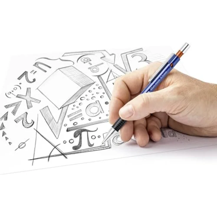 STAEDTLER Marsmicro-Druckbleistift 3er Etui, hochwertige Druckbleistifte mit gummiertem Griff, Strichstärken 0,3/0,5/0,7 mm – Bild 2