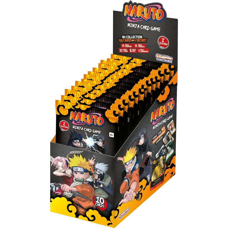 RIOT GAMES Naruto TCG Konoha Shido First Set Display, Englisch, mit 24 Booster Packs und original versiegeltem Inhalt