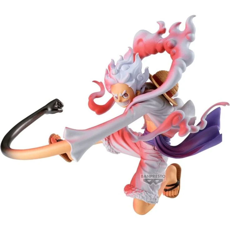 Banpresto One Piece Battle Record Collection PVC Statue Monkey D. Luffy Gear5 Special Version, 13 cm, limitierte Auflage