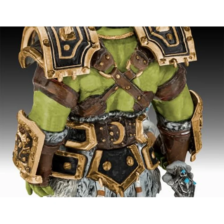 Revell Modellbau Geschenkset World of Warcraft Thrall, detailreiche Sammelfigur mit „Schicksalshammer“, inkl. Farben, Kleber und Pinsel – Bild 4