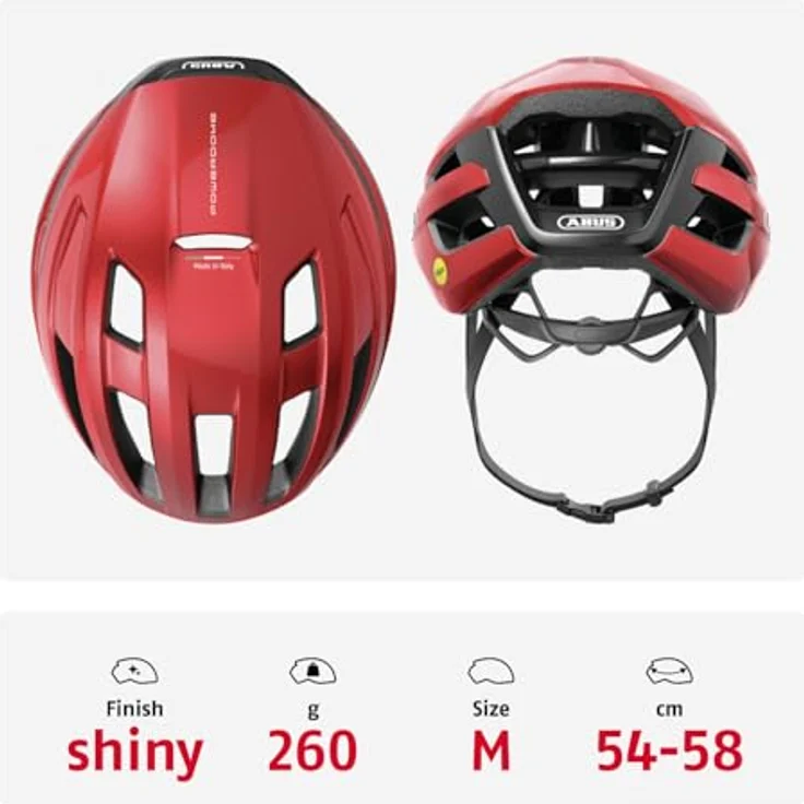 Abus PowerDome MIPS, leichter Kinderfahrradhelm mit Belüftungssystem und Aufprallschutz, Made in Italy – Bild 3