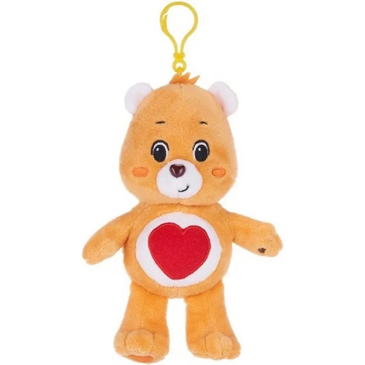 soma Kuscheltier Glücksbärchi Kuscheltier Care Bear Geheimnis Bärchi braun Bagclip 14cm (1-St), Super weicher Plüsch Stofftier Kuscheltier für Kinder zum spielen
