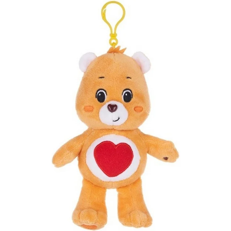 soma Kuscheltier Glücksbärchi Kuscheltier Care Bear Geheimnis Bärchi braun Bagclip 14cm (1-St), Super weicher Plüsch Stofftier Kuscheltier für Kinder zum spielen