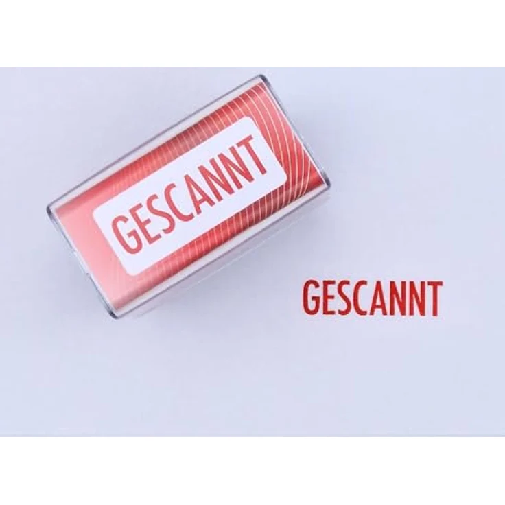 COLOP Stempel Printer 20/L Gescannt, selbstfärbend, mit fertigem Lagertext in Rot – Bild 8