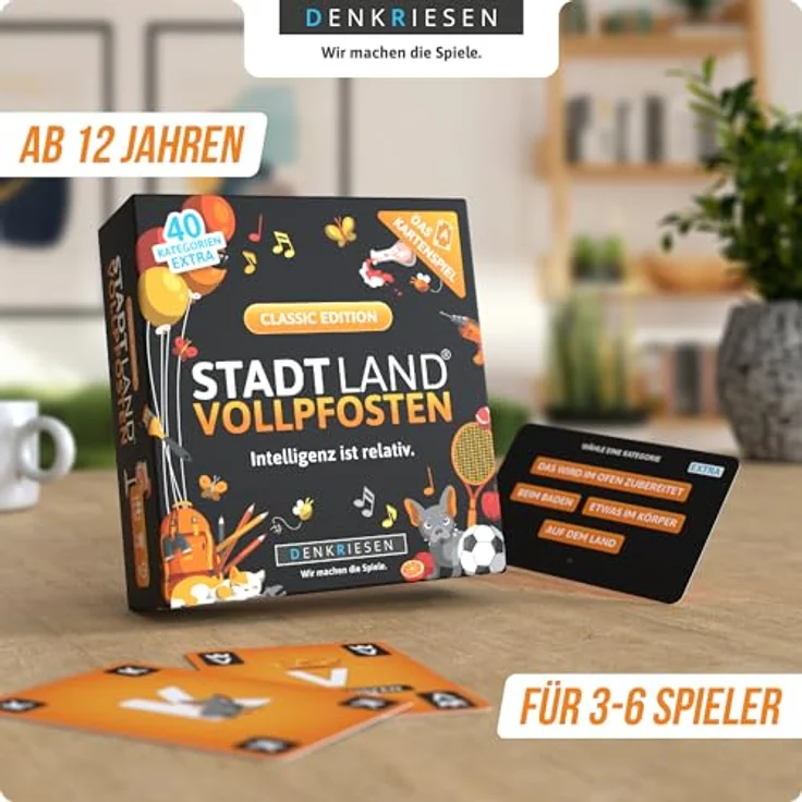 Stadt Land Vollpfosten: Classic Edition - Das Kartenspiel - Preisvergleich – Bild 3
