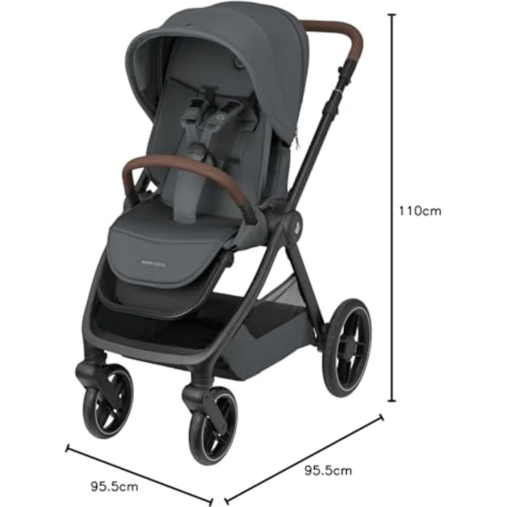 Maxi-Cosi Oxford Plus Kinderwagen, 2-in-1 Set mit bequemer Babywanne für Neugeborene, geeignet von 0–4 Jahren – Bild 10