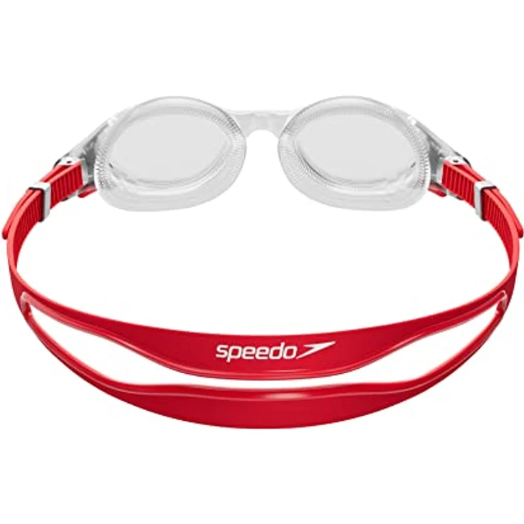 Speedo Unisex Erwachsene Biofuse 2.0 Schwimmbrille, Rot, Einheitsgröße – Bild 3