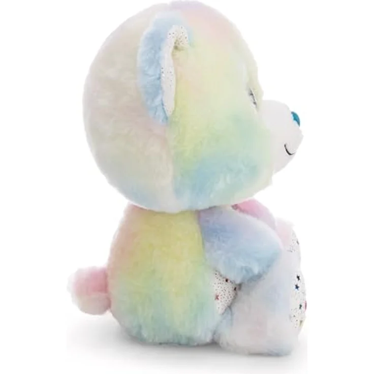 NICI GLUBSCHIS Bär Regenbogen Snoomi 25cm, buntes Kuscheltier aus weichem Plüsch mit Glitzeraugen, ideal zum Kuscheln und Spielen, für Kinder & Erwachsene, perfekte Geschenkidee | 63059 – Bild 2