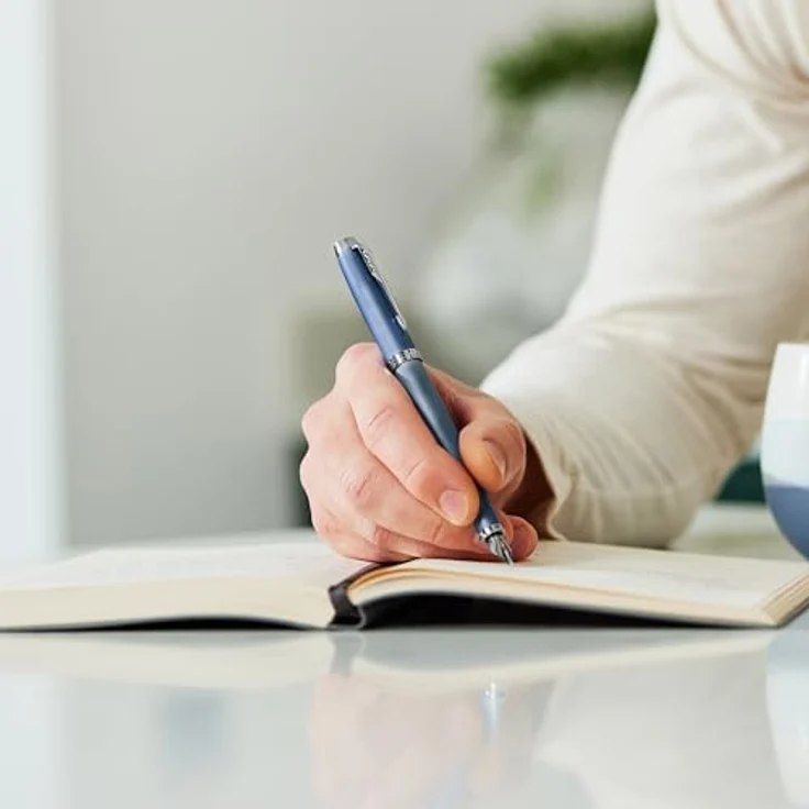 Parker Pen IM Writing Rituals, Blauer GT Füllfederhalter mit edlem Design – Bild 5