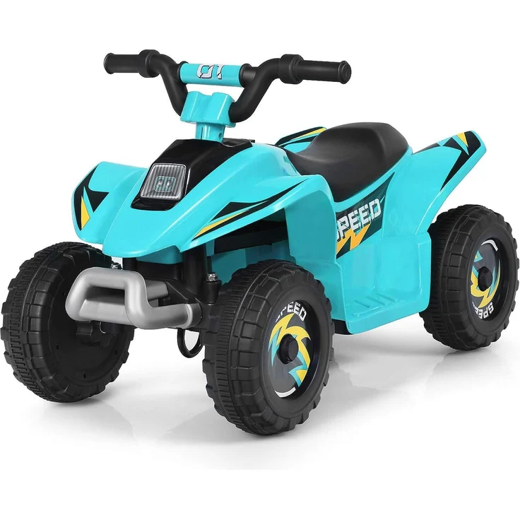 KOMFOTTEU Elektro-Kinderquad Miniquad, blau, für Kinder ab 3 Jahre, bis zu 30kg