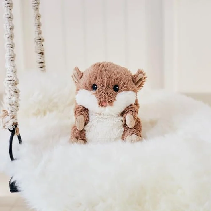 Greenlife Value Warmies Wärmekissen Kuschelweiches Mikrowellen-Plüschtier mit Lavendelduft Hamster, Heizbar und kühlbar – Bild 2