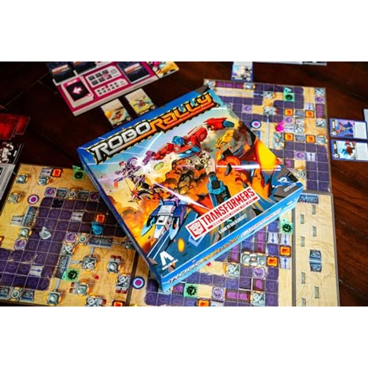 Renegade Game Studios: Robo Rally: Transformers – Rennbrettspiel, mit 6 Transformers Miniaturen, ab 14 Jahren, 2–4 Spieler, 45–90 Minuten – Bild 5