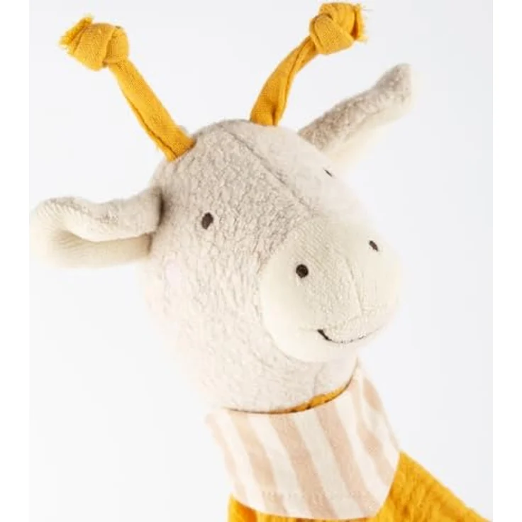 Sigikid Schnuffeltuch Giraffe Baby Geschenk, weiche Gewebe, kindgerechtes Design, zarte Farben – Bild 3