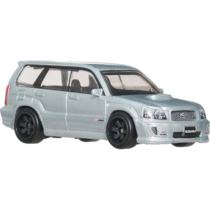 Hot Wheels Subaru Forester STI, Premium Car Culture Spielzeugauto 1:64 mit echten Real Riders Reifen, Druckguss Modell – Bild 3