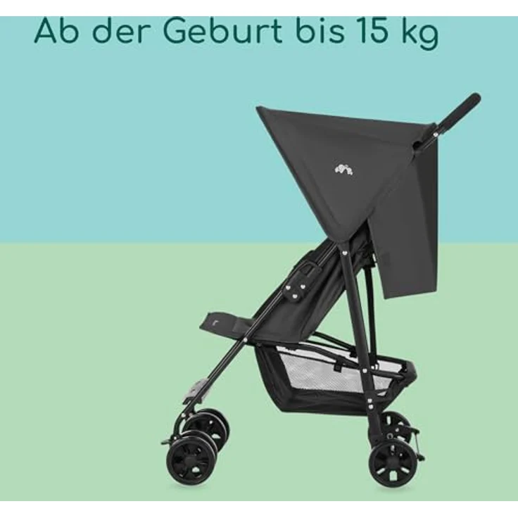 Bebeconfort Snow Buggy, leichter Kinderwagen mit Liegefunktion für 0-3,5 Jahre, kompakt und klappbar, Mineral Graphite – Bild 3