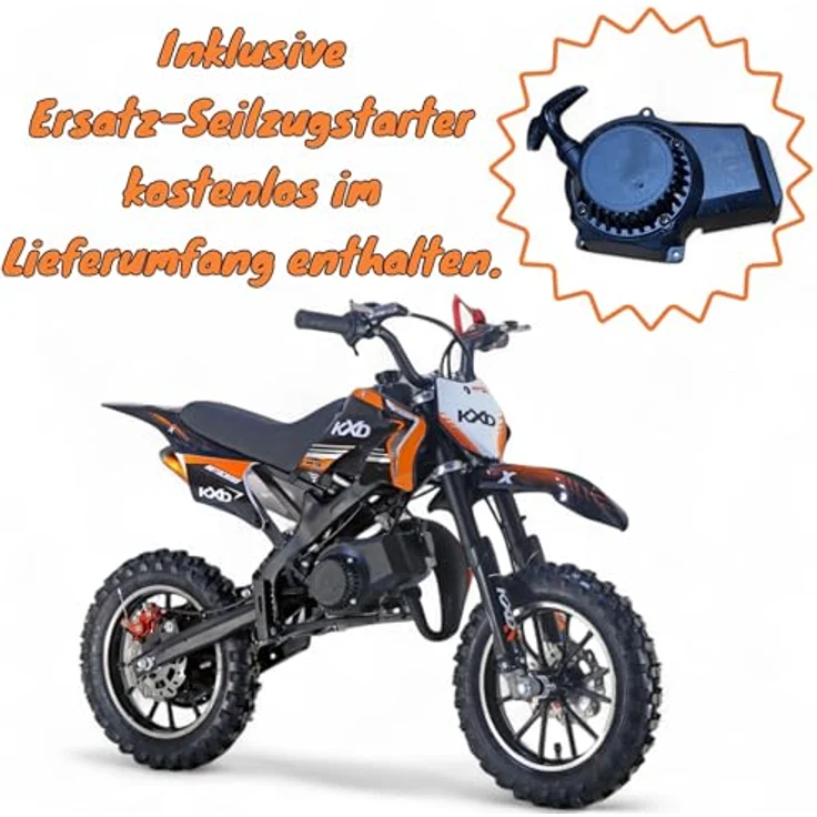 KXD 701 49ccm 2T Dirtbike Crossbike Pocketbike grün – Bild 4