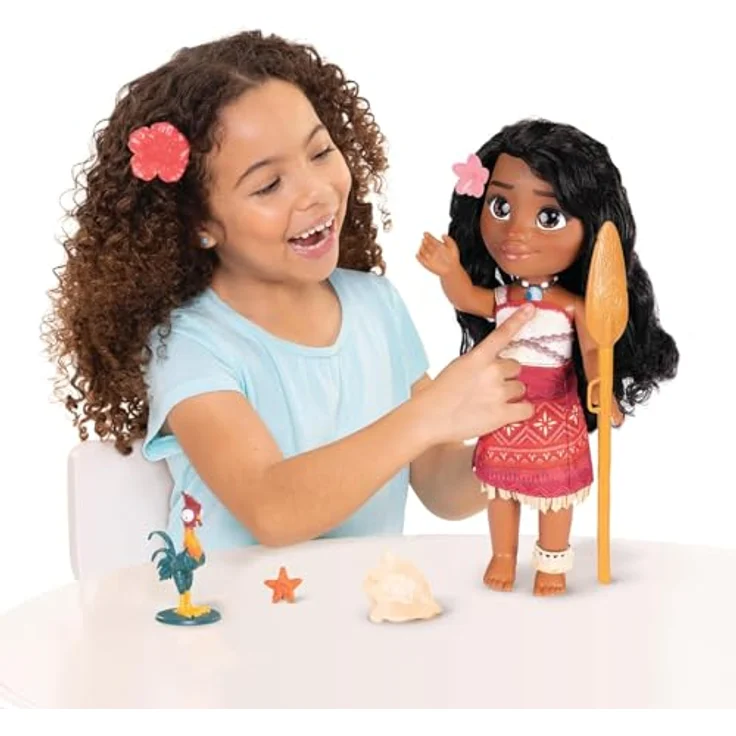 Disney Vaiana - SingingFriend Vaiana Puppe, interaktive Puppe mit Singfunktion und Zubehör, 38 cm, für Kinder ab 3 Jahren – Bild 8