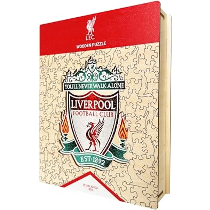 Iconic Puzzles Liverpool Crest Holzpuzzle, Größe L, 500 Teile, in lebendigen Farben – Bild 4