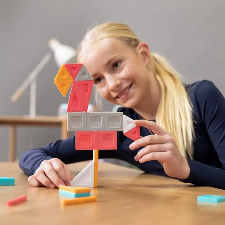 Connetix PRO Constructor Set, Magnetbaukasten mit 70 Teilen für kreatives 3D-Konstruieren mit starken Magneten und langlebigen ABS-Bausteinen – Bild 8