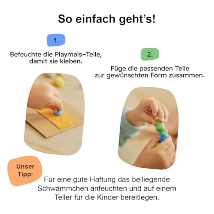 PlayMais Kreativset EDULINE 1000, Bastel Kreativität für Kinder ab 3 Jahren, nachhaltiges und biologisch abbaubares Material, 1000 Teile – Bild 4