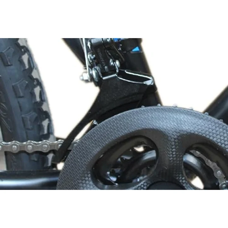 Talson Mountainbike 26 Zoll MIT GABELFEDERUNG & Beleuchtung, 21-Gang Faster BBO, schwarz-blau – Bild 3