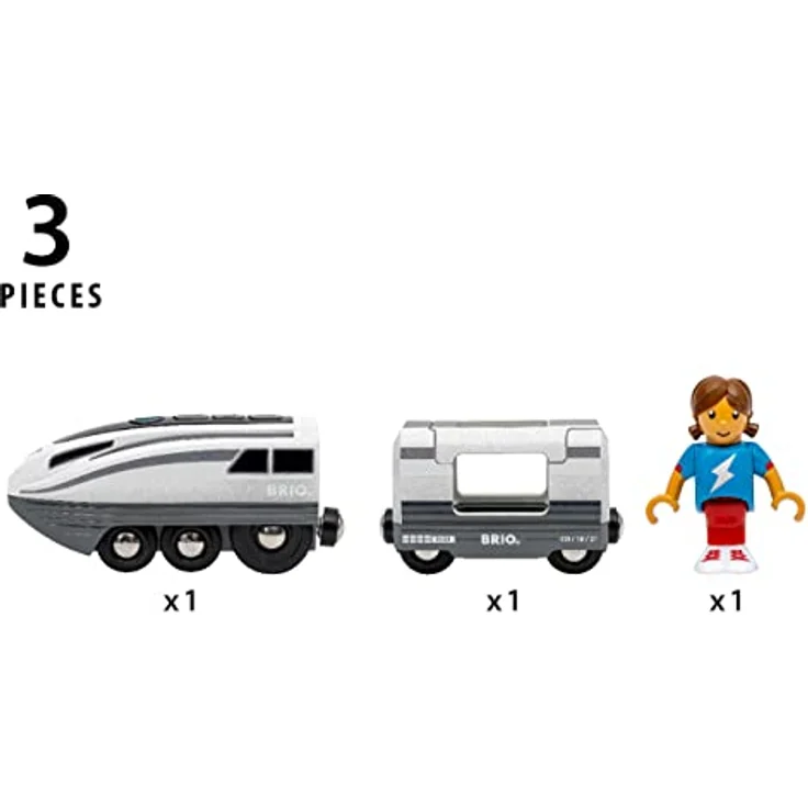 36003 BRIO Turbo-Zug - Batteriebetriebener Spielzeugzug für Kinder ab 3 Jahren - Preisvergleich – Bild 4