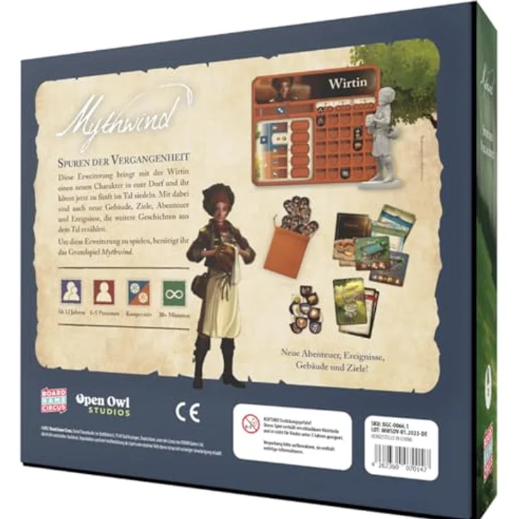 Board Game Circus Mythwind: Spuren der Vergangenheit [Erweiterung], langlebiges Brettspiel mit flexiblem Design und hochwertigem Zubehör – Bild 2
