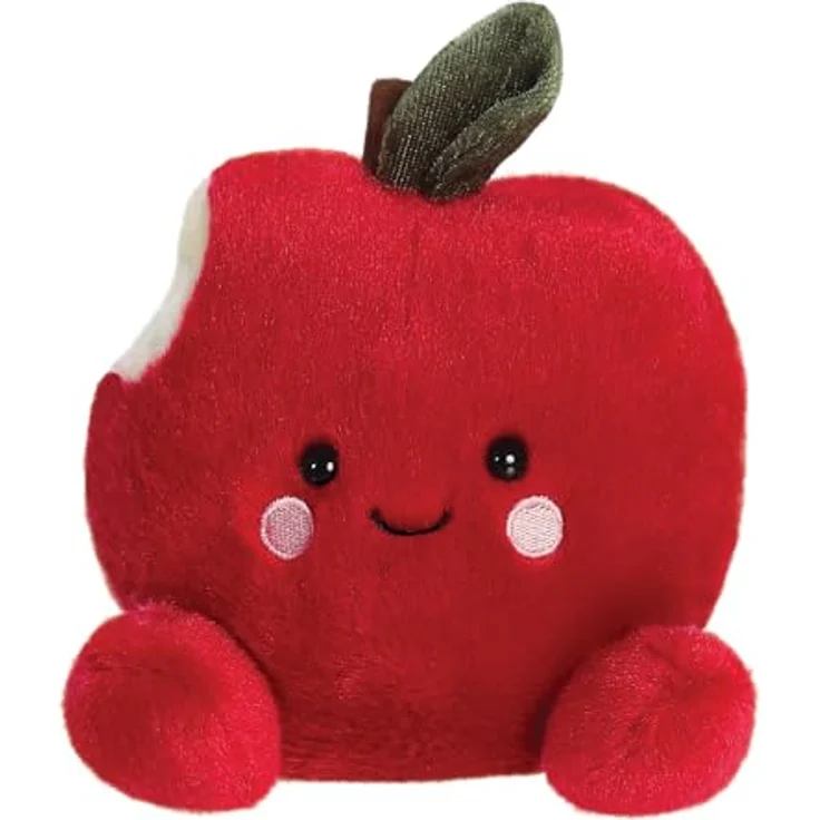 Aurora Palm Pals Crisp Red Apple, 12,7 cm Plüschtier, rot, mit recycelter Füllung und umweltfreundlichem Material – Bild 1