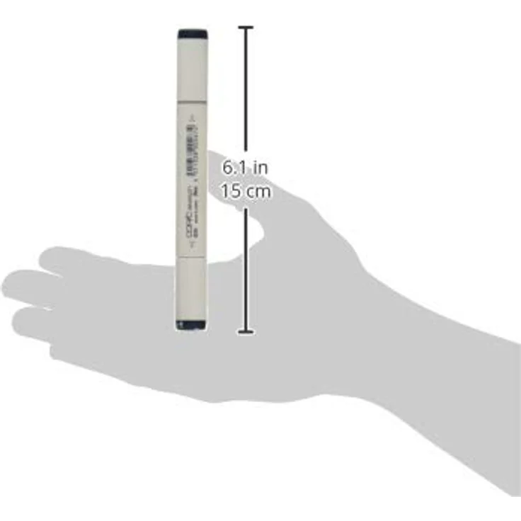 Copic COPIC Sketch Marker Typ B - 39, Prussian Blue, professioneller Pinselmarker mit Super-Brush-Spitze und Medium-Broad-Spitze – Bild 3