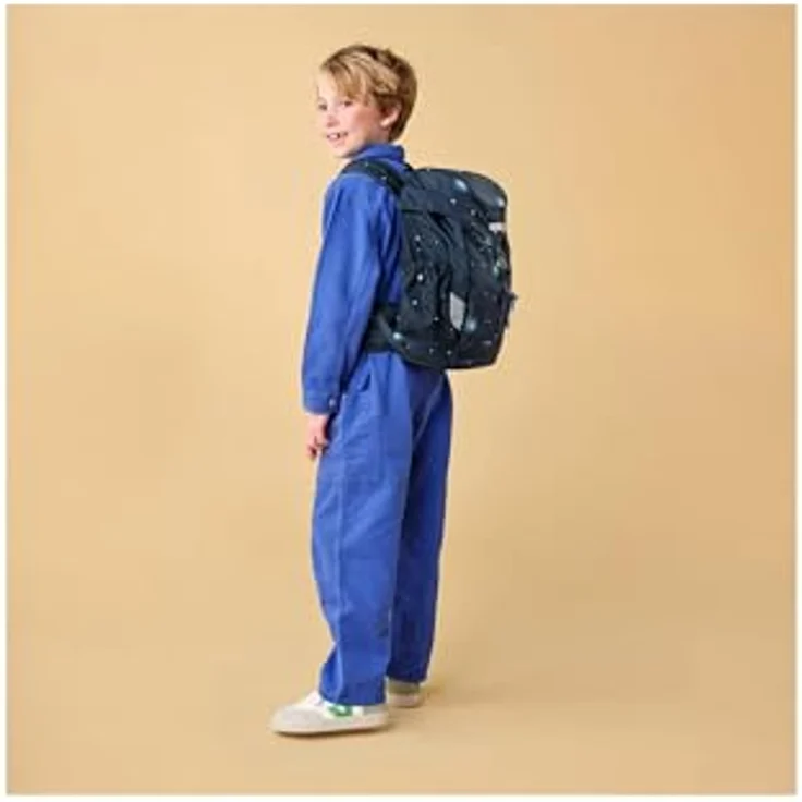 Ergobag Mini, Mehrfarbige Kindergartentasche mit ergonomischer Rückenpolsterung und Fläschchenfach – Bild 4