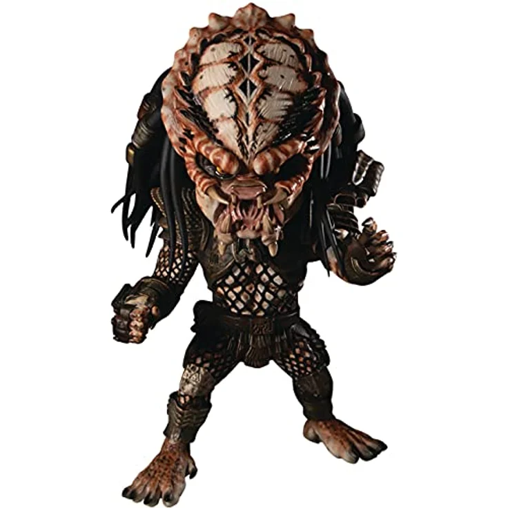 Mezco Predator 2 MDS Deluxe City Hunter, 7" posierbare Vinyl Actionfigur mit 10 Artikulationspunkten und Helm – Bild 1