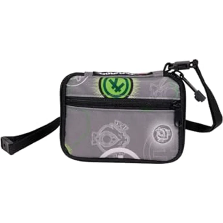 SKANDO BAGS LEGO® NINJAGO® Portmonee Kinder, Kartenetui mit Reißverschluss, Umhängeband & Sicherheitsverschluss, 8 x 11,5 x 2 cm, für bis zu 3 Karten – Bild 1