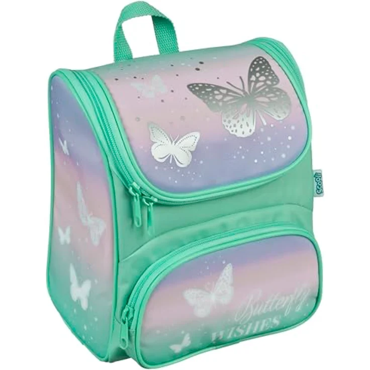 Scooli Vorschulranzen Cutie, Butterfly Wishes, 6,5 l Volumen, gepolsterte Tragegurte, abnehmbarer Brustgurt – Bild 1