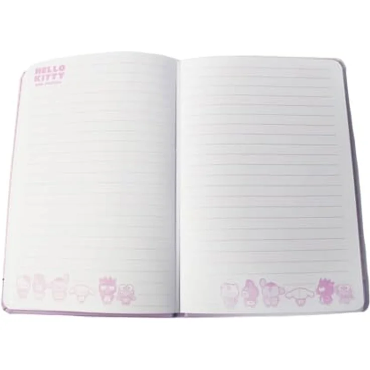 BlueSkyStudios Sanrio Notizbuch Hello Kitty A5, farbiges Sammelnotizbuch mit hochwertigem Design – Bild 4