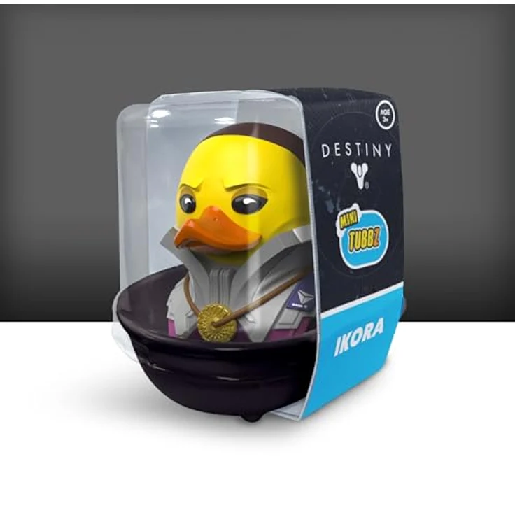 TUBBZ Mini: Destiny 2 - Ikora Cosplay-Gummiente Vinyl-Figur, 5 cm groß, Verpackt in Mini-Badewanne mit Sonic-Logo – Bild 4